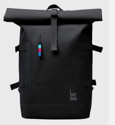 GOT BAG - ROLLTOP LITE Backpack, Hiking & Travel Laptop Sleeve NWT Black