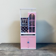 Modern Pink Mini Kitchen House Playset Only No Accessories