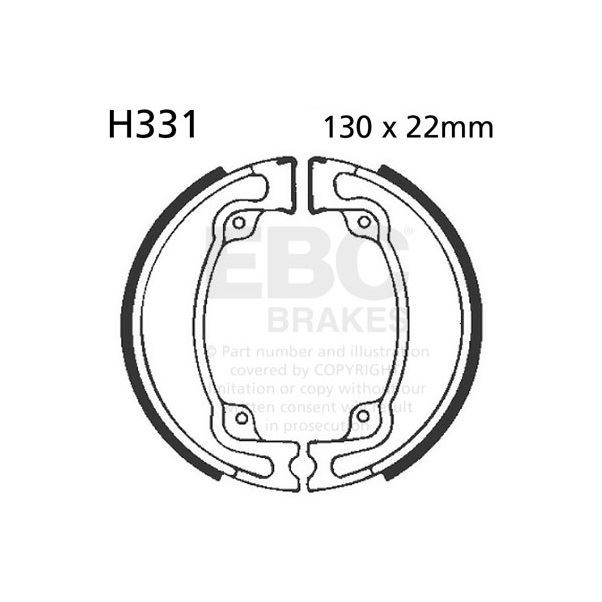 EBC Brake Shoe Set Rear Left for Honda CR 480 RD 1983