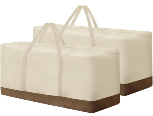 Bolsa y funda de almacenamiento de cojín de patio de 60 pulgadas resistente al agua grande al aire libre...