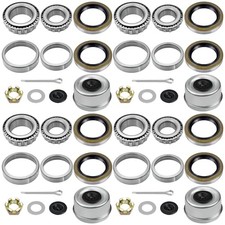 4 Sets 25580 14125A Trailer Axle Bearings Kit with 4 sets 25580 14125A Bearings