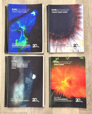 KMK NBEO Part 1 Books (24 + 25) Optometry Review Boards License Exam