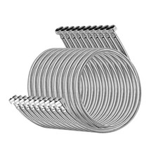 10-Pack 24 Inch 1/2" x 1/2" FIP Flexiable Faucet Supply Lines, Bathroom Fau...