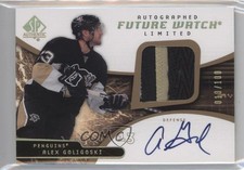 2008 SP Authentic Future Watch Limited 10/100 Alex Goligoski Rookie Auto RC 2d8