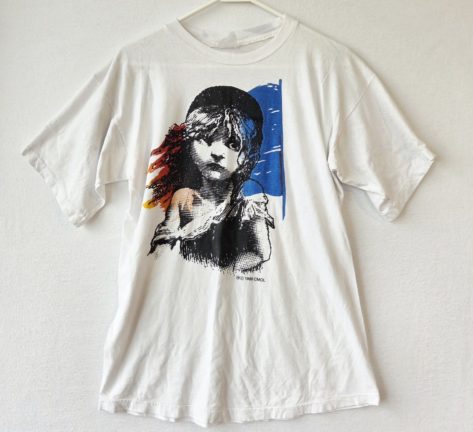 VTG 1986 LES MISERABLES London CMOL T-Shirt Mens M Graphic Tee Single Stitch USA