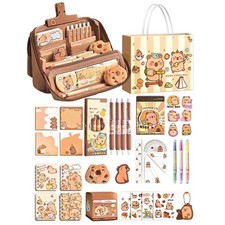 Capybara Cute Pencil Case, Capibara School Stationery Gift Set, Pencils, Ballpoi