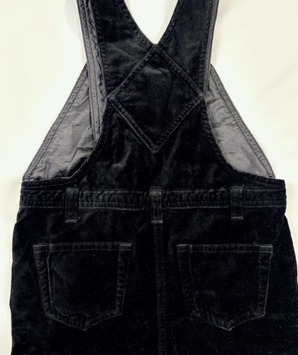 Vintage Gymboree 2003 HOLIDAY MAGIC Size 6 Girls Black Velour Overalls VGUC XMAS - Picture 5 of 5