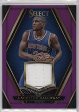 2015-16 Panini Select Swatches Purple Prizm /99 Langston Galloway #33 2w8