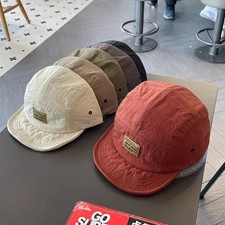 Retro Short Brim Baseball Cap Quick Dry Breathable Unisex Outdoor Hat