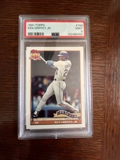 Topps 10-Card Lot Ken Griffey Jr PSA 9 1991 Topps #790 Mahomes Tua