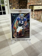 2025 Panini Select Football Ray Lewis #299 Club Level Prizm RARE TRUE BLACK 1/1