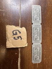 Vintage Colonnade Theatre Millersburg PA Movie Tickets Strip of 3 Ephemera