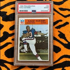 Philadelphia Gum 1966 Philadelphia Gale Sayers Rookie #38 Bears NFL PSA 2