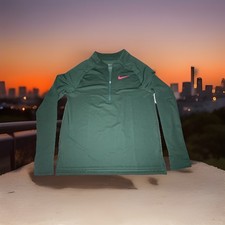 Nike Pro Elite Team Running Women's Size S Half Zip Top Made In USA DR5234-341