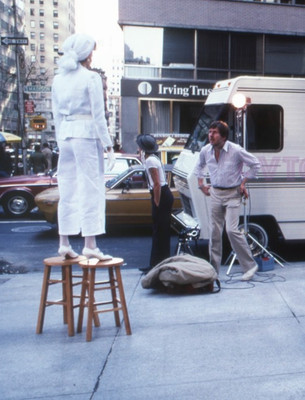 Amica Fashion Shoot Madison Avenue NYC 1983 Original Malinowski 35mm Slide P13