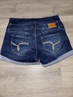 Juniors 3/26 Ymi Wanna Betta Butt Cuffed Distressed Shorts — photo 3