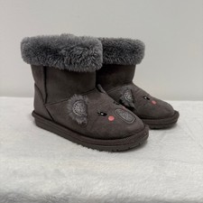 Kids Gray Koala Faux Fur Winter Boots The Children's Place Size 9