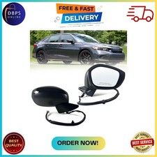 Right Passenger Side Mirror Fits 2022-2025 HONDA CIVIC With Power Glass 3 Pins