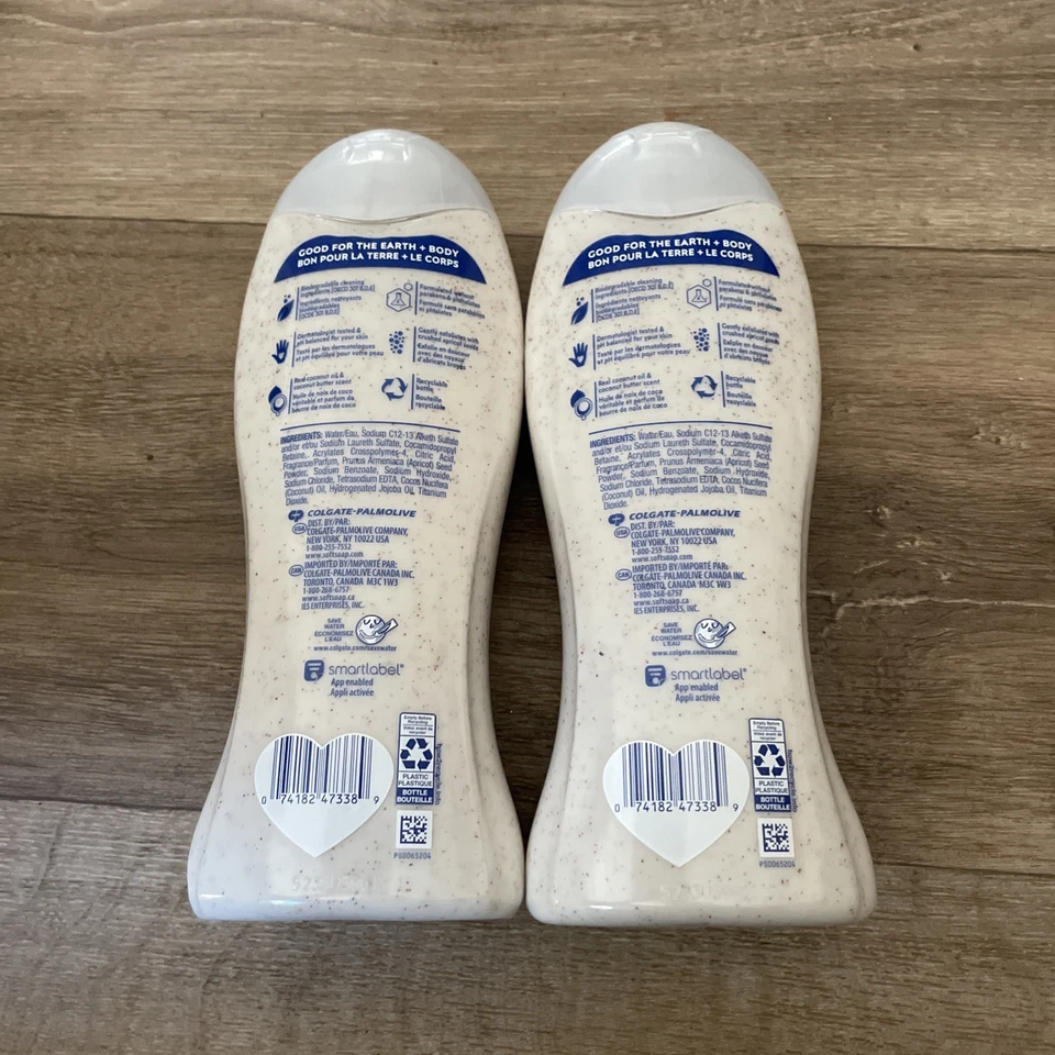 Мягкое мыло отшелушивающее для тела кокосовое 20 жидких унций каждая 2 штуки - Изображение 2 из 2