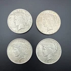 Lot of 4 1922 P Peace Dollars