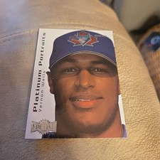 2000 Metal Platinum Portraits #9 PP  Vernon Wells Toronto Blue Jays
