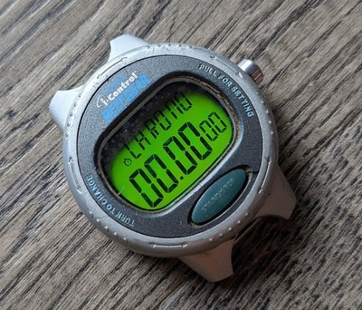 Vintage Timex Reef Gear i-Control Digital Watch with New Battery