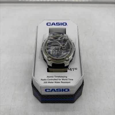 Casio Wave Ceptor World-Time Digital Watch WV200R-5ATN Water Resistant 200M NIB