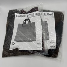 Large Tote Bag Craft Kit Dark Brown Help Heal Veterans Brown / Multicolor READ