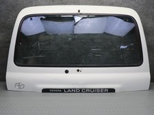1991-1997 Toyota Land Cruiser Fj80 Rear Back Upper Door Tailgate Trunk Lid White
