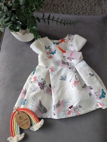 New Ted Baker Baby Girls Unicorn Magical Occasion Dress Floaty 9-12m Gift Spring - Picture 5 of 17