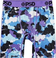 PSD Boys Camo Boxer Brief, US M, Cloud Camo
