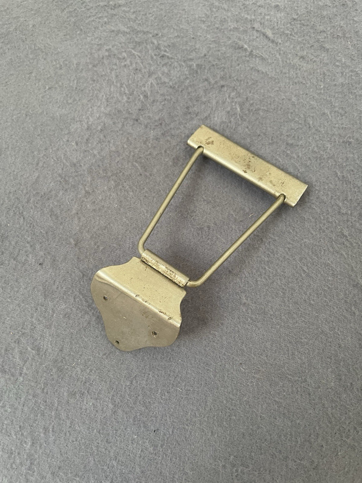 Vintage short guitar tailpiece - small trapeze 1960s 1970s - Hofner Hopf Framus
