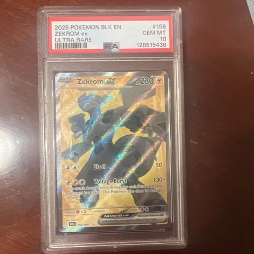 Zekrom ex 158/086 Sv: Black Bolt Holo PSA 10 Gem Mint