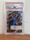 2018 Panini Prizm Rookie Sensational Signatures Jalen Brunson PSA 9