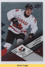 2024 Team Canada Juniors Patterned Foilboard Denton Mateychuk #7 READ 0nr3