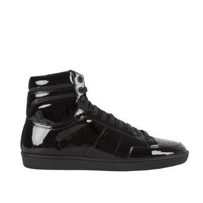 Saint Laurent Court Classic SL/10H High-Top Sneakers - Black