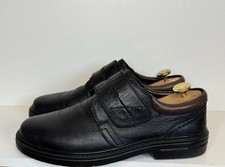 Claudio Conti Leder Herren Schuhe Klettverschluss – Gr. 43 – sehr guter Zustand