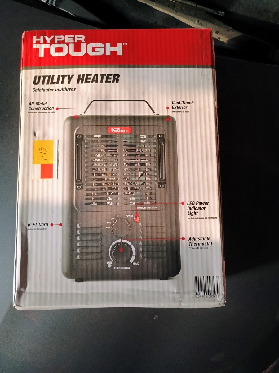 Hyper SHAG-G11F 1500W Space Heater - Black for sale online