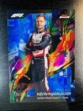 2024 Kevin Magnussen Blue Refractor 175/200 Topps Finest #16 Formula 1 F1