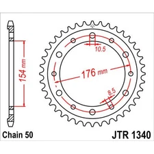 39479 - RING, GEARBOX, REAR Compatible with HONDA CB 1000 R ABS (SC60) 1000 2009