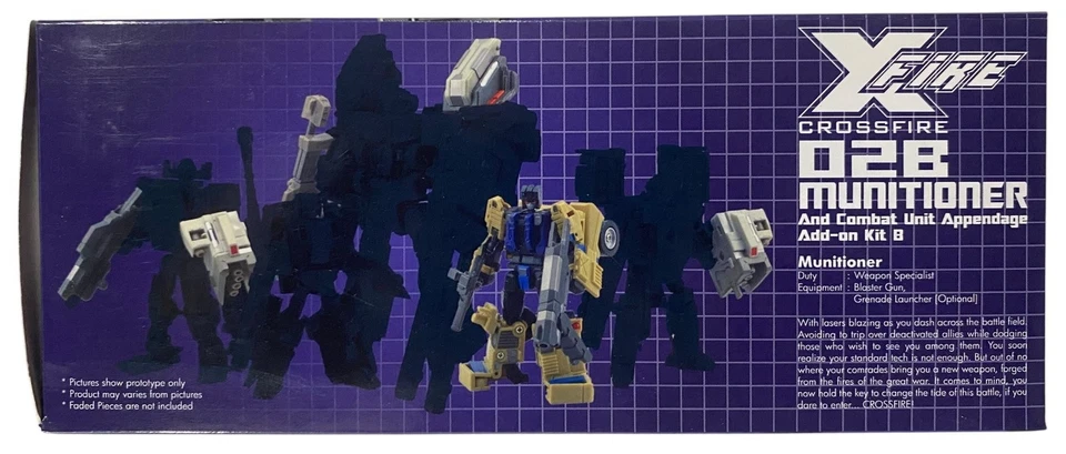 Boneco munidor Crossfire-02B NOVO 2010 FansProject Transformers 3rd Party - Imagem 4 de 4
