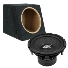 Subwoofer f�r BMW 3er E36 Cabrio | ESX SXT8D2 20cm Bass + Auto Skisack Geh�use