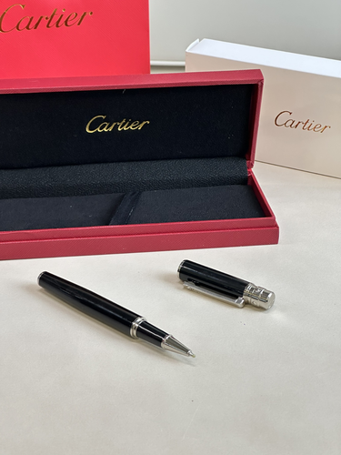 Cartier Kugelschreiber schwarz mit Box - Luxus Geschenk - Bild 4 von 5