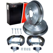 MAXGEAR Bremstrommel + Vormontiert Bremsbackensatz für SEAT MII CITIGO VW UP!