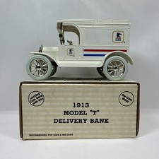 Vintage Ertl Diecast Bank - 1913 Model T Delivery U.S. Mail 1989 