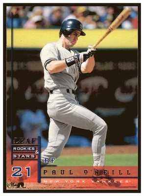1998 Leaf Rookies and Stars #92 Paul O'Neill ~ New York Yankees