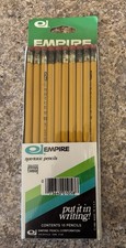 Vintage Empire No.2 Non Toxic Pencils NOS Sealed 10 Pack Made In USA