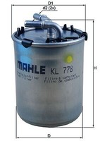 Knecht KL778 Kraftstofffilter FüR Vw Audi Seat Skoda
