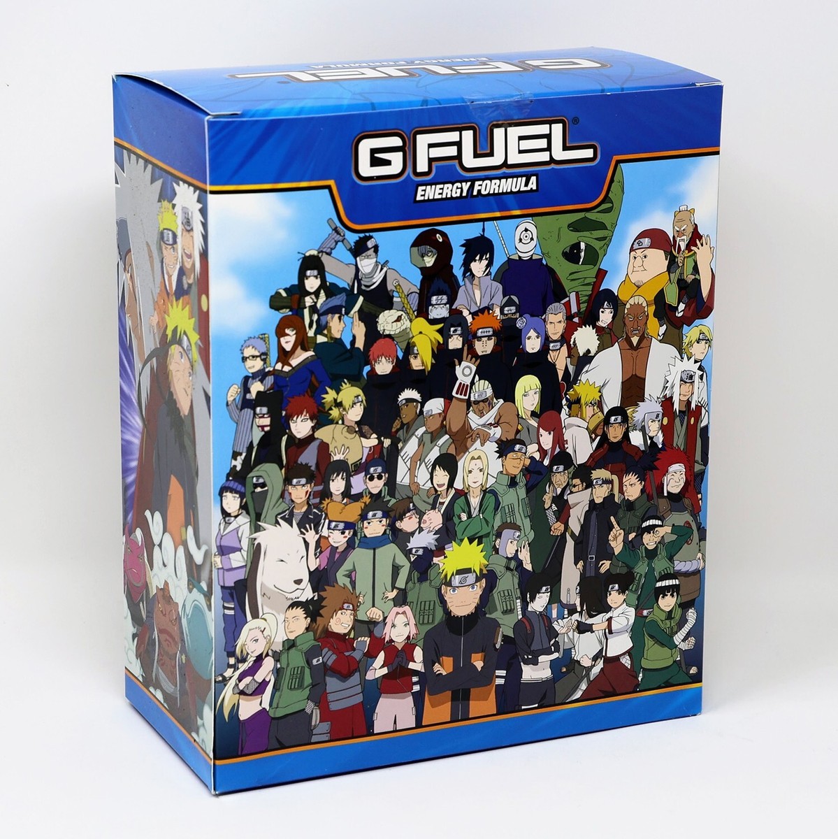 G Fuel Naruto vs Sasuke Rasengan Collector's Box + Tall Metal