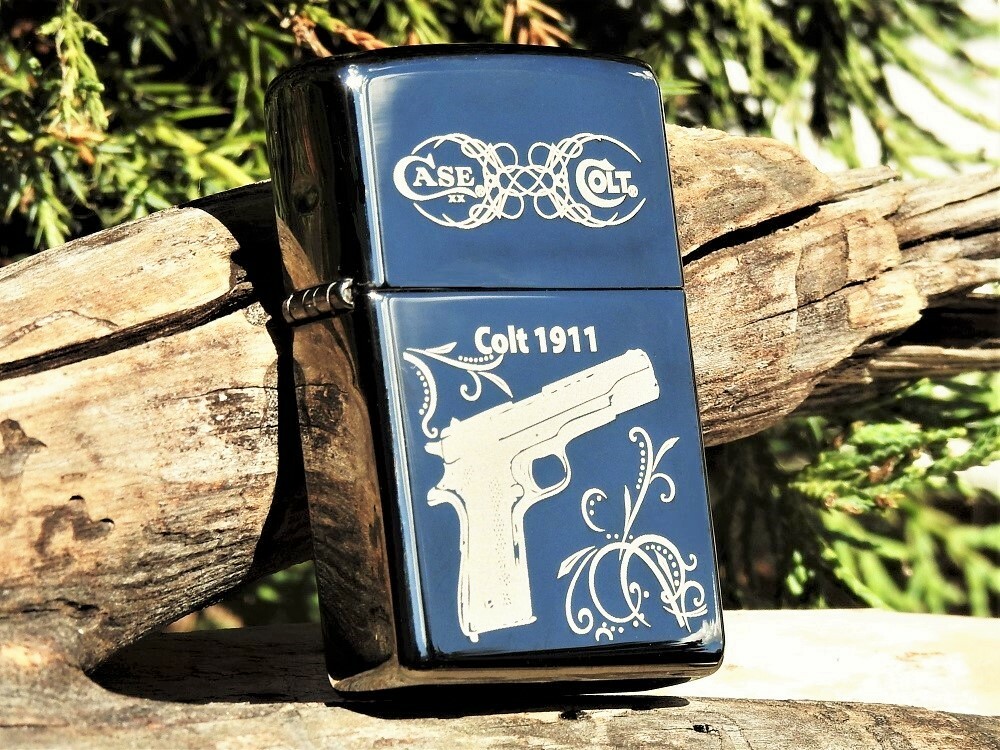 Zippo Lighter - Colt 1911 Pistol - Case XX Knives - M1911 A1